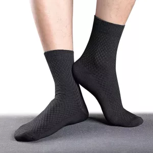 meias masculinas, meias de bambu, meias respiráveis, meias absorventes de suor