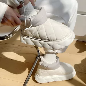 botas de inverno, botins, botas de neve, botas de pelúcia, botas impermeáveis, botas de peixe-balão