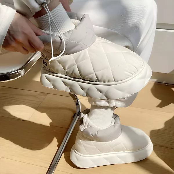 botas de inverno, botins, botas de neve, botas de pelúcia, botas impermeáveis, botas de peixe-balão