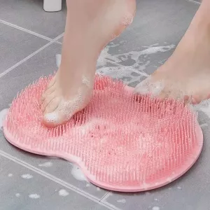 massagem no chuveiro, tapete para esfregar os pés no chuveiro