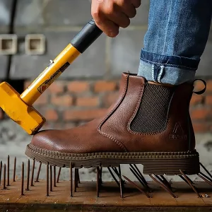 botas de trabalho, botas com biqueira de aço, sapato com biqueira de aço, botas impermeáveis, botas de segurança, botas de pele