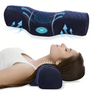 memory foam pillow, neck pillow, cervical support pillow, orthopedic neck pillow, cervical pillow