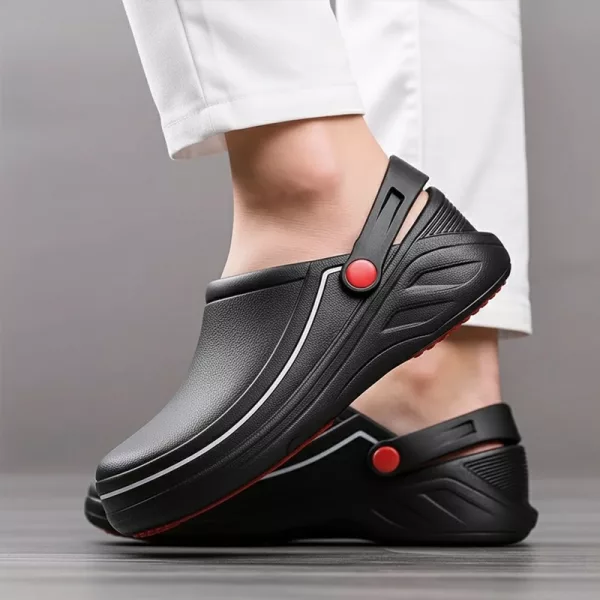 chef shoes, oil-proof shoes, non-slip slippers, kitchen shoes, chef crocs