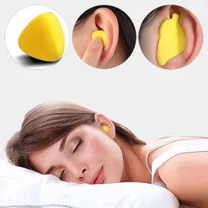 Protetores auriculares de dormir com redução de ruído - Amarelo